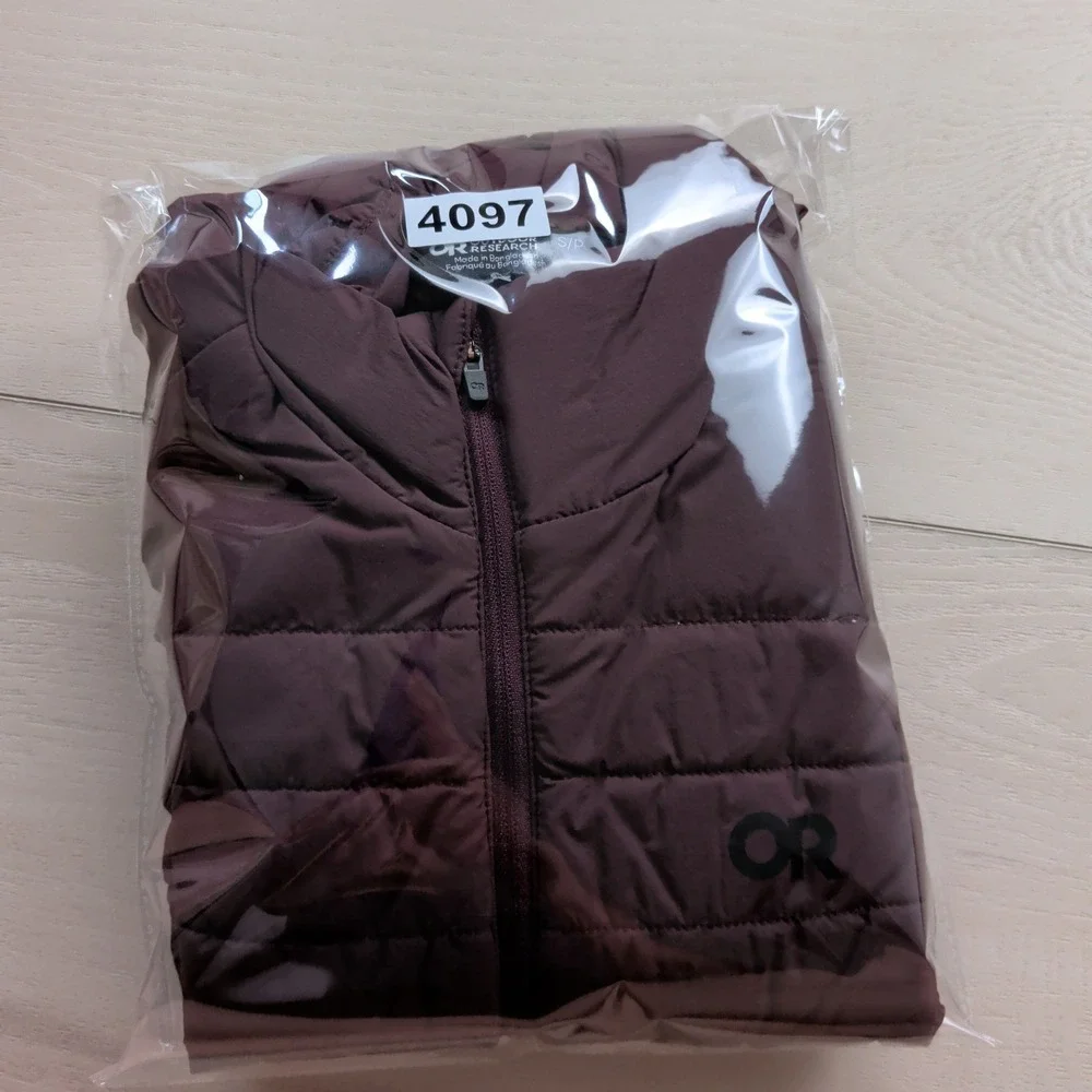 Outdoor Research Shadow Insulated Vest Womens‎ Small Purple Puffer 288550